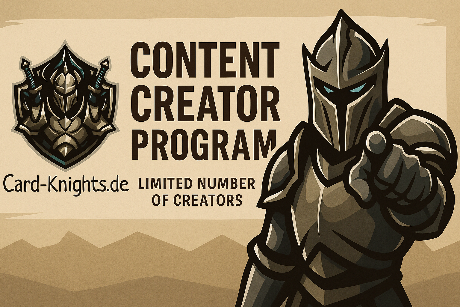 Was bedeutet es, ein Card-Knights Creator zu sein?