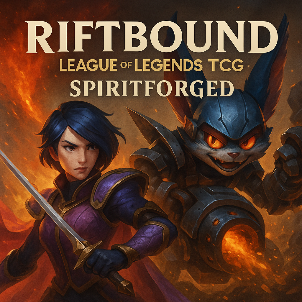 Riftbound: League of Legends TCG – Spiritforged Set mit Champions, Boostern und epischen Artworks