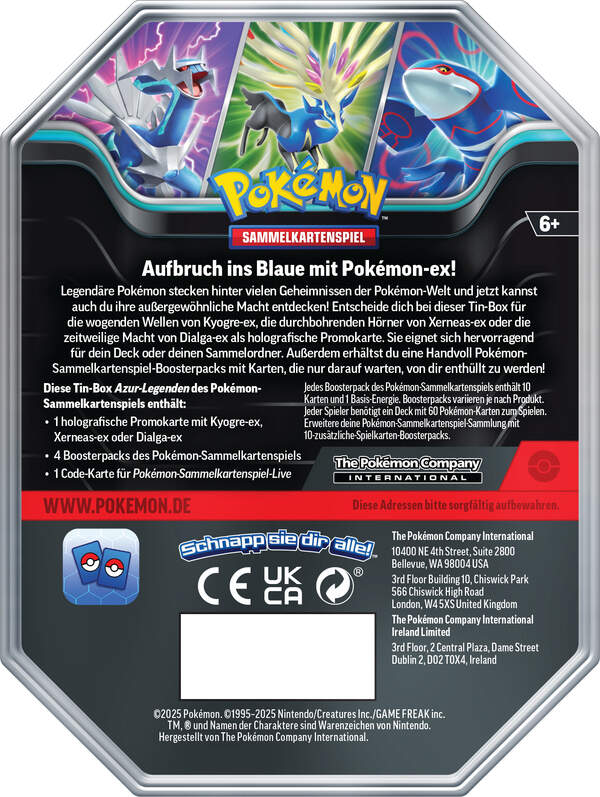 Tin-Box Azur-Legenden: Xerneas-ex (Deutsch)