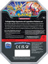 Pokémon Tin 122 mit Zacian-Promokarte und mehreren Boostern, verpackt in einer hochwertigen Metalldose mit dynamischem Zacian-Artwork. Rückseite