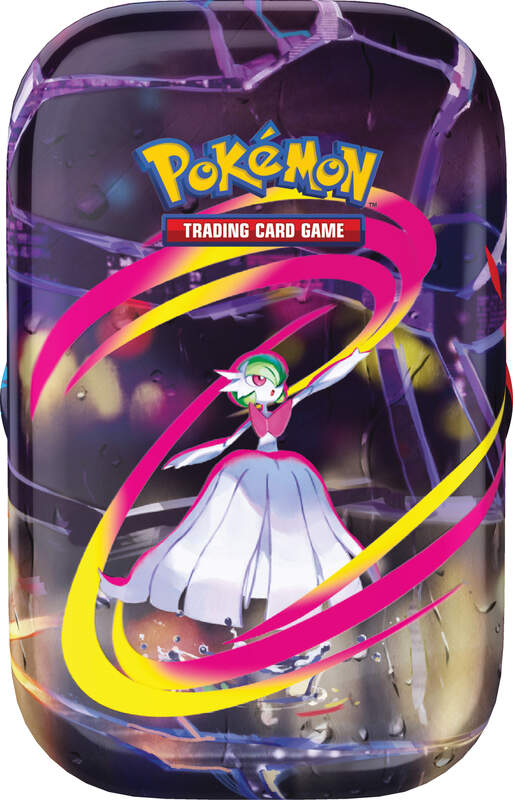 Pokémon Mega-Helden Mini-Tin – Sammelbox mit 2 Boostern, Stickern & Bildkarte im Sammeldesign. Ideal für Sammler und Pokémon-Fans. Guardevoir