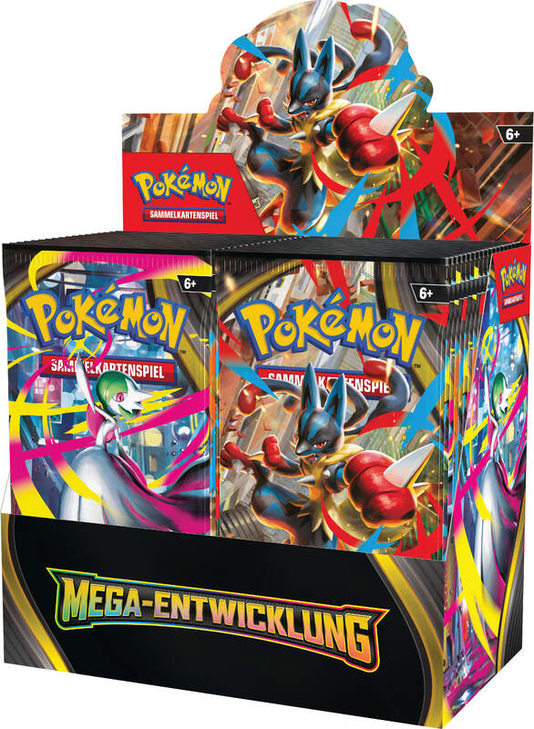 Pokémon TCG ME01 Display mit 36 Boostern – Mega-Entwicklung Erweiterung Deutsch