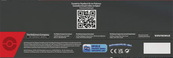 Pokémon TCG Trainer-Toolkit 2025 mit Beatori-ex, 3 ASS-KLASSE-Karten, Boostern und Deckbau-Zubehör Unterseite