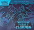 Pokémon TCG Top-Trainer-Box Fatale Flammen ME02 mit Mega-Glurak X-ex und exklusiver Knarbon-Promo Front-Gerade