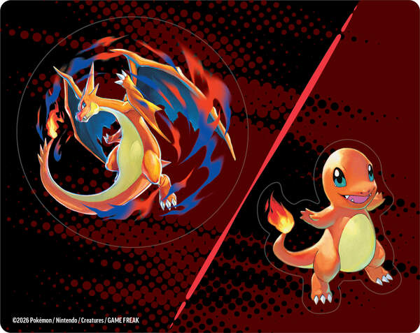 Pokémon ME02.5 Glumanda Tech-Sticker-Kollektion mit exklusiver Glumanda-Promokarte, Tech-Stickerbogen und drei Boosterpacks aus Erhabene Helden