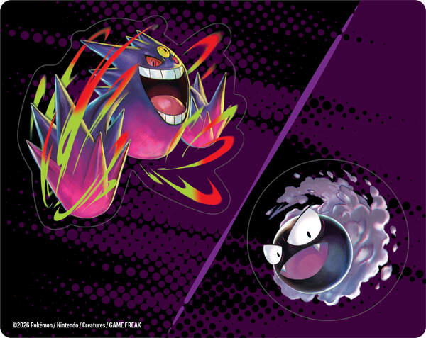 Pokémon ME02.5 Nebulak Tech-Sticker-Kollektion mit exklusiver Nebulak-Promokarte, Tech-Stickerbogen und drei Boosterpacks aus Erhabene Helden.