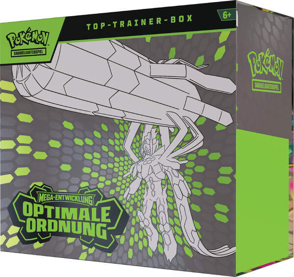 Pokémon ME03 Top-Trainer-Box Mega-Entwicklung Optimale Ordnung mit Zubehör und Boostern
