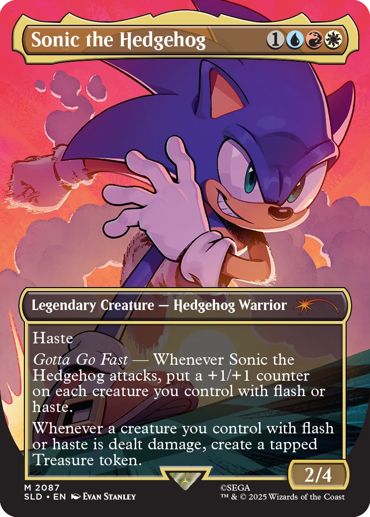 Secret Lair x Sonic: Friends & Foes – Non-Foil Edition (EN) mit 7 exklusiven Sonic-Karten Sonic the Hedgehog