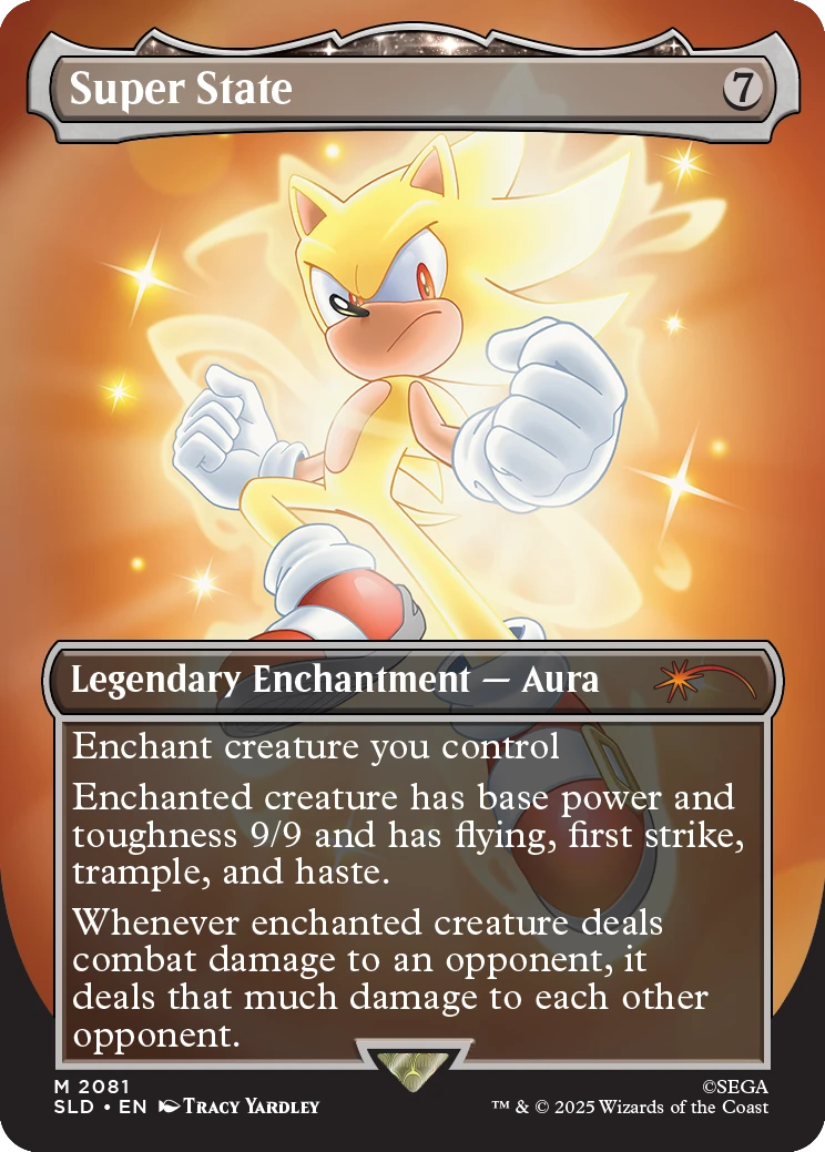Secret Lair x Sonic: Friends & Foes – Non-Foil Edition (EN) mit 7 exklusiven Sonic-Karten Super State