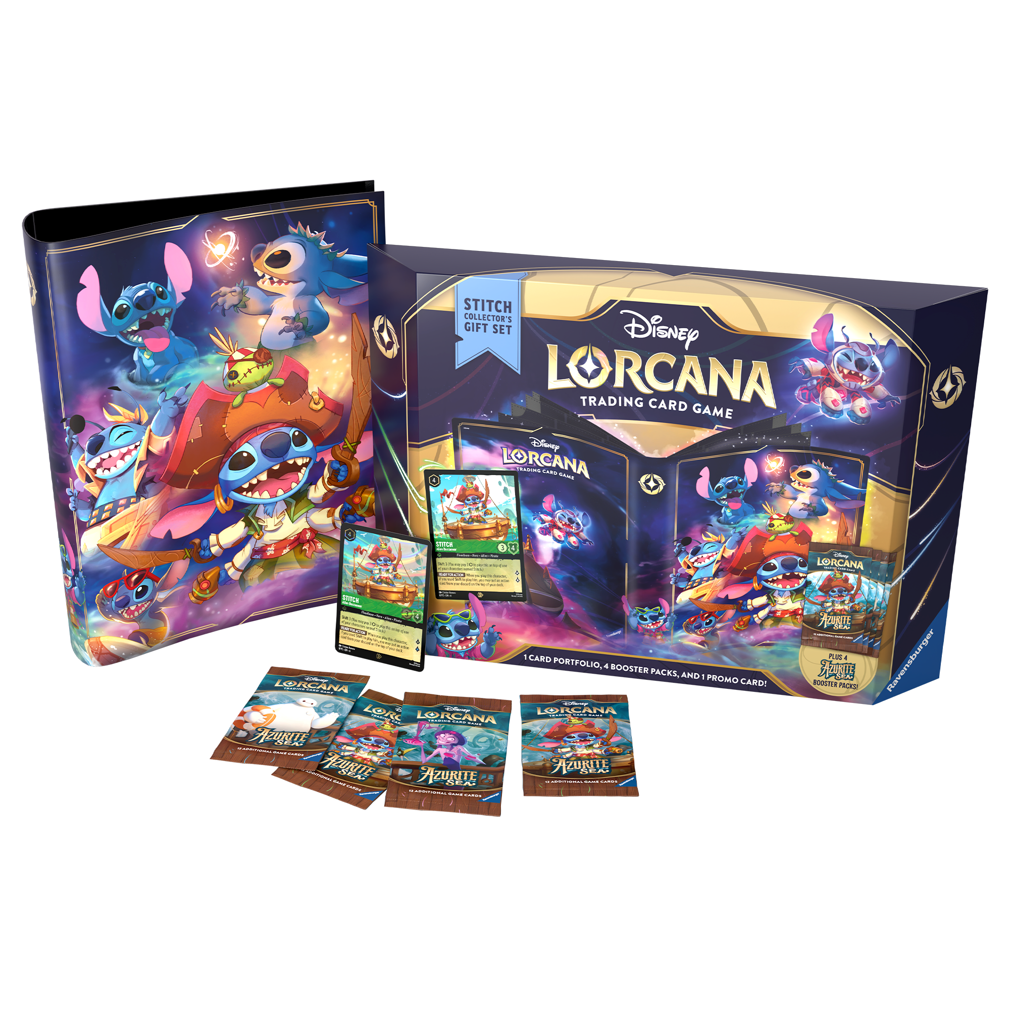 Disney Lorcana: Azurblaues Meer - Stitch Sammler Geschenk Set (ENG)