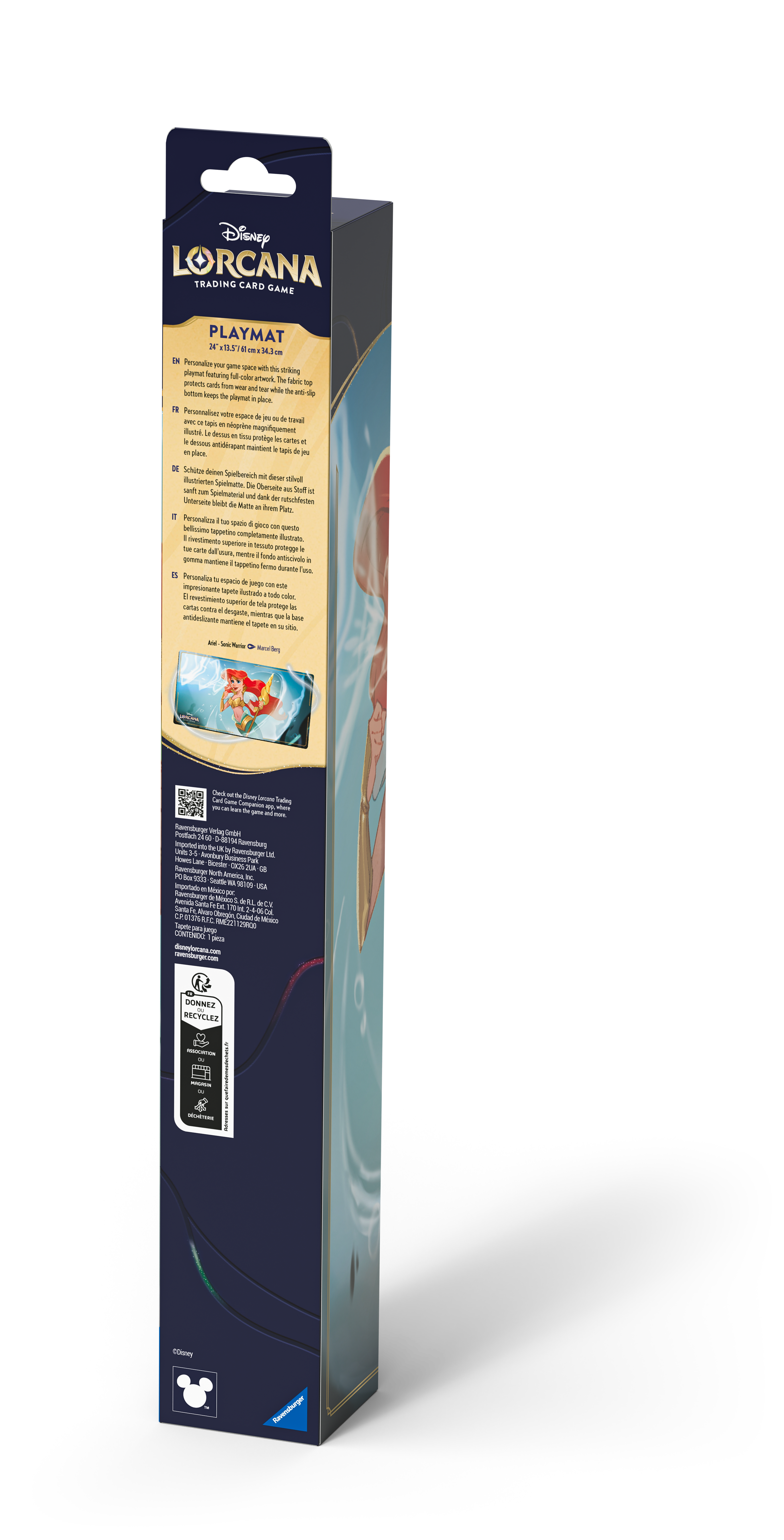 Disney Lorcana: Winterzauber - Spielmatte Arielle