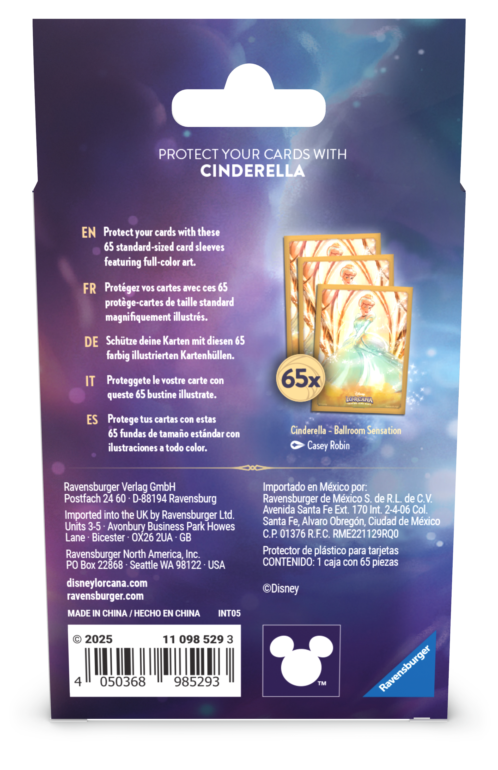 Disney Lorcana: Archazias Insel - Cinderella Sleeves