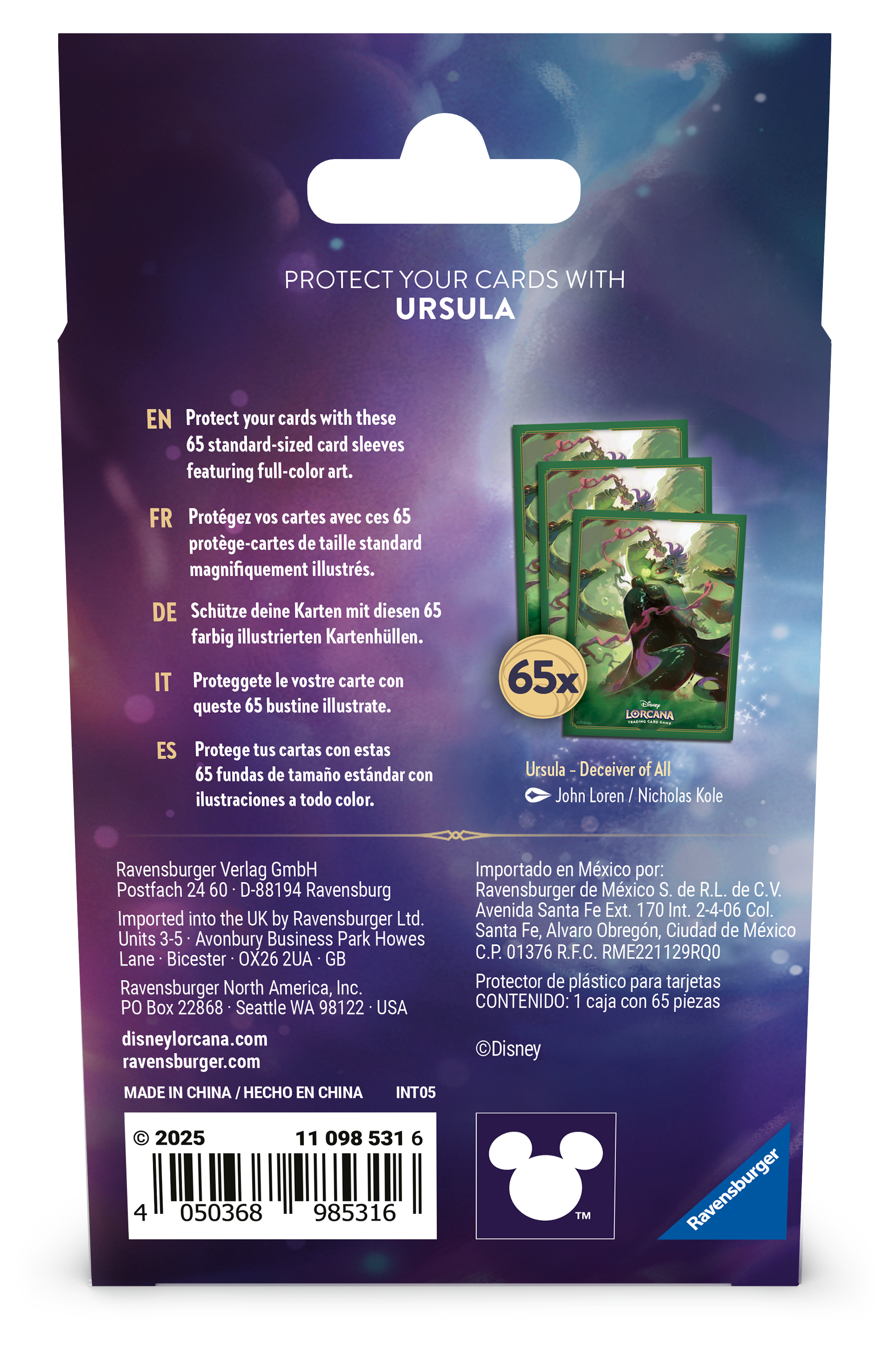 Disney Lorcana: Archazias Insel - Ursula Sleeves