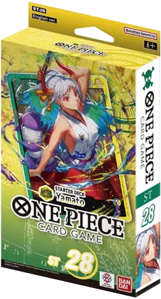 One Piece Starter Deck ST-28 Yamato (Green/Yellow) mit 51 Karten, DON!!-Set, OP-11 Booster und Spielunterlage – für ausgewogene, reaktive Spielstile.