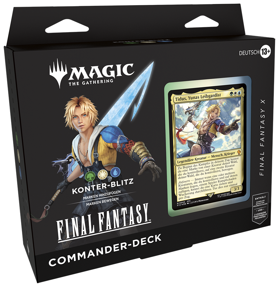 Magic: The Gathering FINAL FANTASY Commander Deck Display