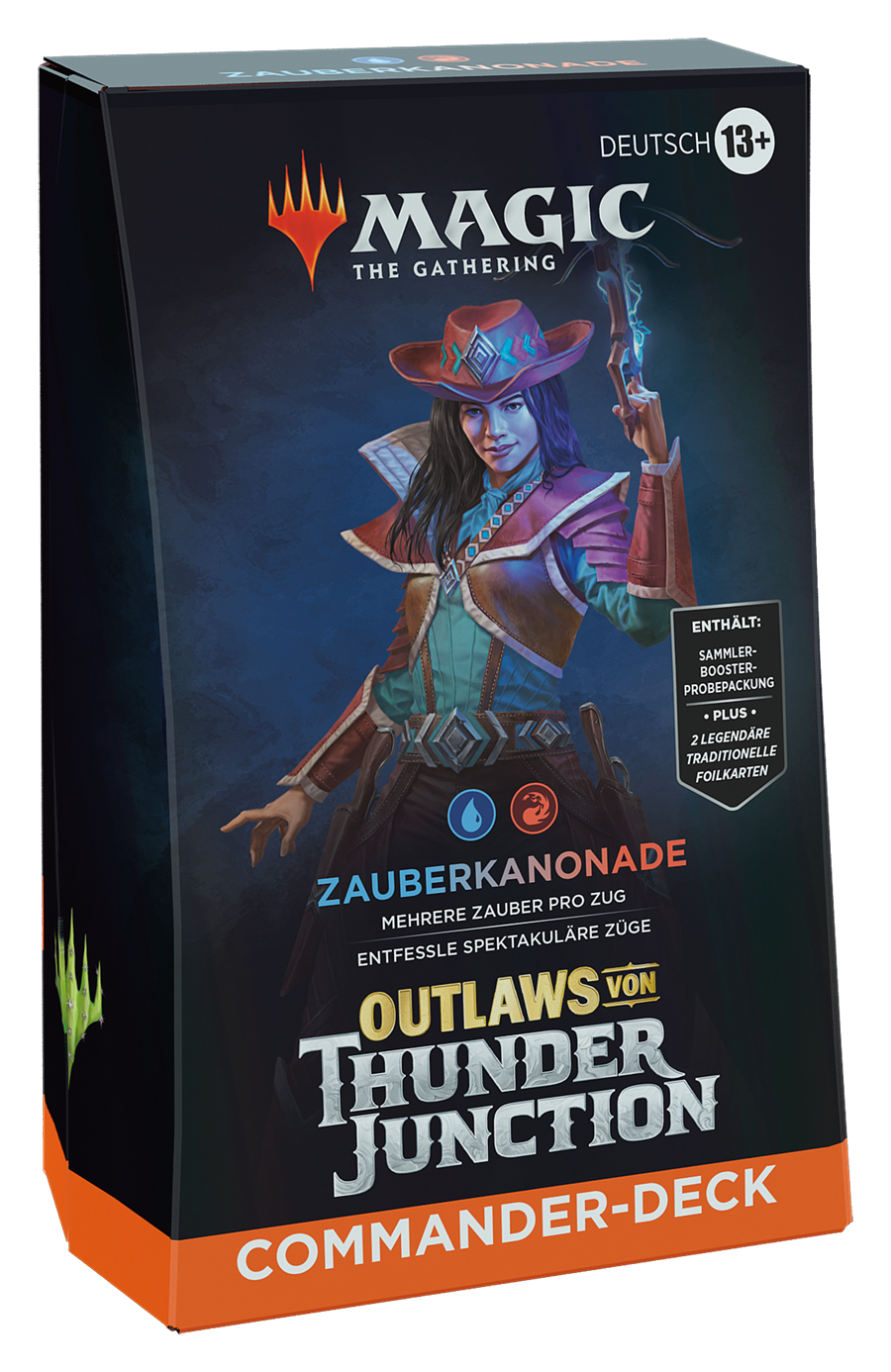 Magic: The Gathering - Outlaws Von Thunder Junction Commander Deck Zauberkanonade