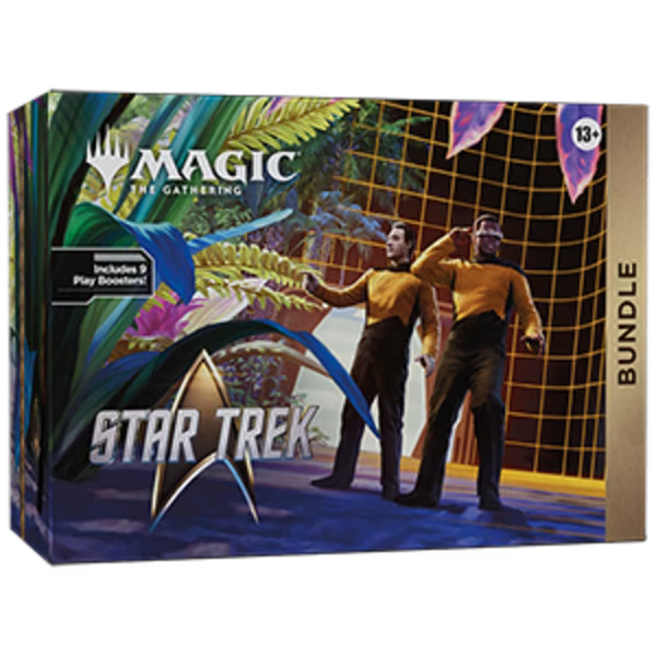 Magic: The Gathering | Star Trek™ Bundle (EN) | 9 Play-Booster, Foil-Länder & exklusive Bonusinhalte