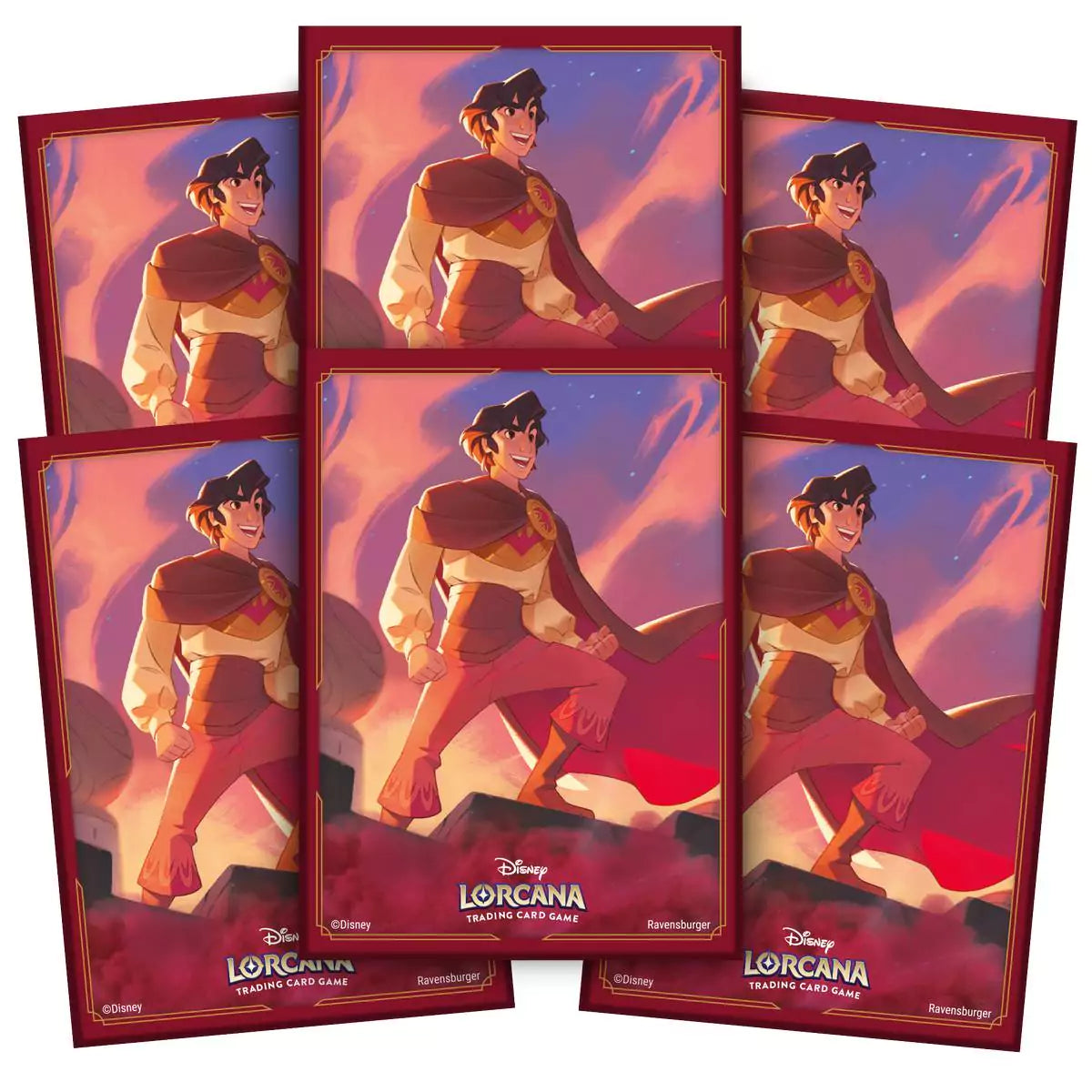 Disney Lorcana Kartenhüllen mit exklusiven Disney Motiv – 65 Sleeves zum Schutz deines Decks