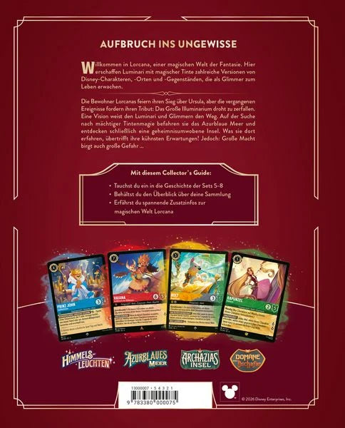Disney Lorcana: - Der offizielle Collector’s Guide: Sets 5-8 (DE)