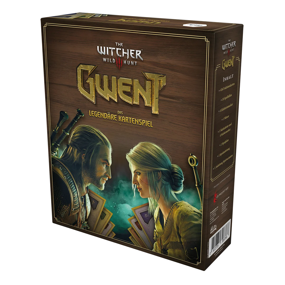 Gwent – Das legendäre Kartenspiel Box Vorderseite (The Witcher Edition)