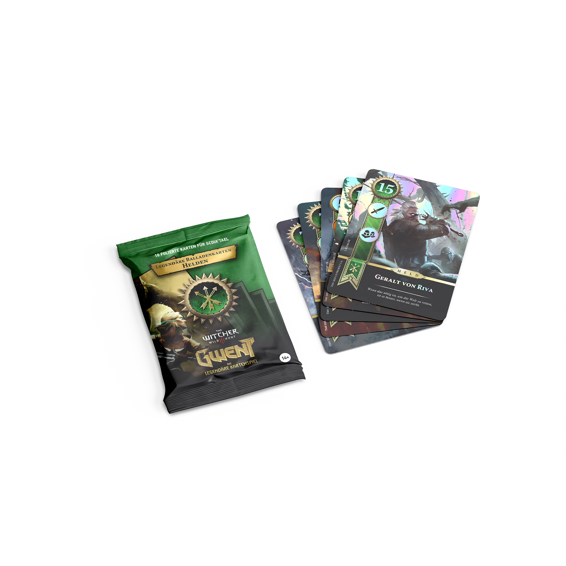 Gwent Balladenkarten Helden Scoia'tael – Foil-Kartenpack alternatives Artwork