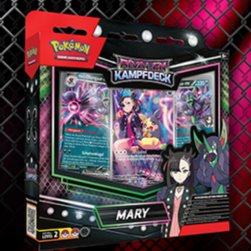 Pokémon Kampfdeck Mary – 60-Karten-Deck mit Olangaar-ex, Spielunterlage, Promokarte und Münze – perfekt für Einsteiger und Sammler