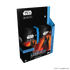 Verpackung des Carbonite Booster Displays aus SWU – Legends of the Force mit silber-bläulichem Design, galaktischem Hintergrund und Star Wars Branding. Enthalten sind 12 Premium-Boosterpacks mit exklusiven Prestige-Karten.